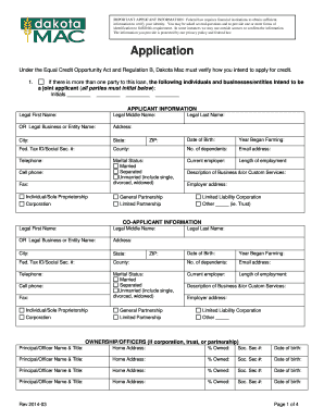 IMPORTANT APPLICANT INFORMATION Federal law requires financial institutions to obtain sufficient