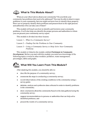 Community Survey Guide