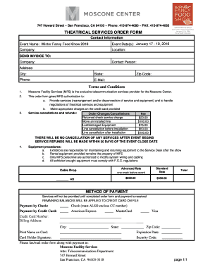 Medical assistant competency checklist - THEATRICAL SERVICES ORDER FORM - Specialty Food Association