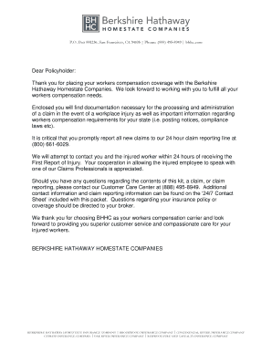 Workers Compensation Claim Forms