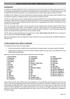 Early Transfer Form for Y6