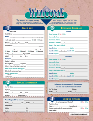 Dental Patient Information Form