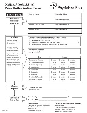 cigna prior authorization forms tofacitinib