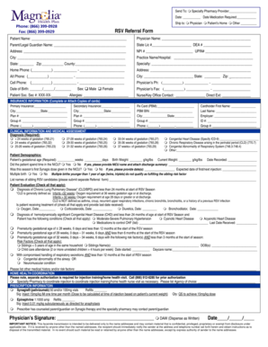 RSV Referral Form