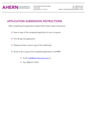 Legal Professional Liability Insurance Application