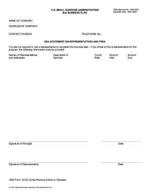 Sba template - Business Plan - BreitLinks