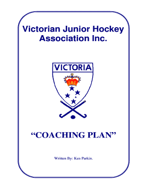 Coaching Plan - Fox Sporting Pulse - hockeyvictoria org