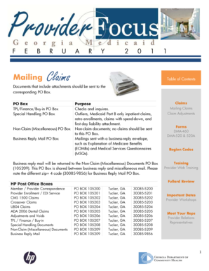 DMA-460 Medicare Notification Form
