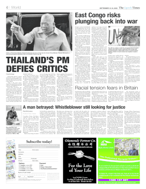 The Epoch Times Subscription Form