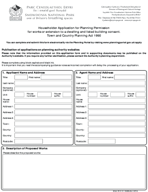 Householder Application for Planning Permission