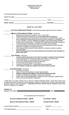 New York Alcoholic Beverage Permit
