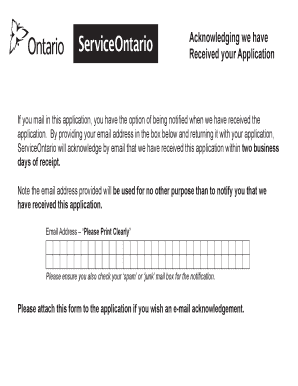 Ontario Appointment of Agent for Service Form 2