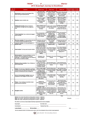 2013 Scouting's Journey to Excellence