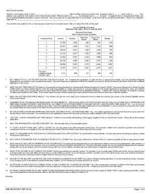 Household Eligibility Application