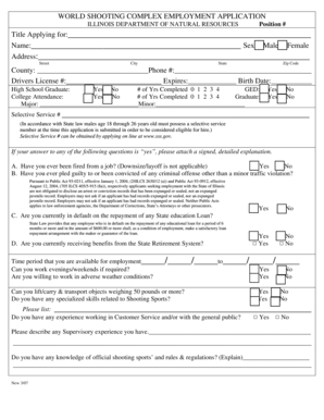 Illinois Employment Application