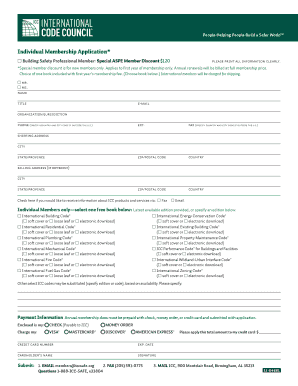 Individual Membership Application