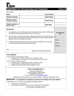 Application for Personal Security Protection