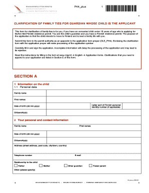 Clarification of Family Ties for Finnish Residence Permit