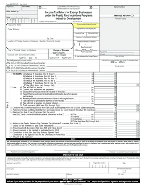Puerto Rico Form 480.30(II)DI