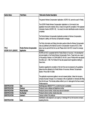 11 Printable acord 130 instructions Forms and Templates - Fillable ...
