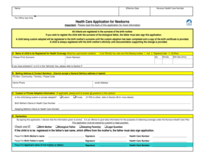 Nunavut Newborn Health Care Application