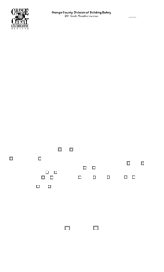 Orange County Building Permit Application