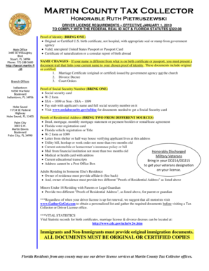 Florida Driver License Requirements