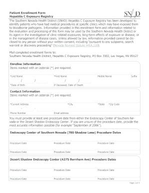 Enrollment Form Final.pub - Southern Nevada Health District - southernnevadahealthdistrict