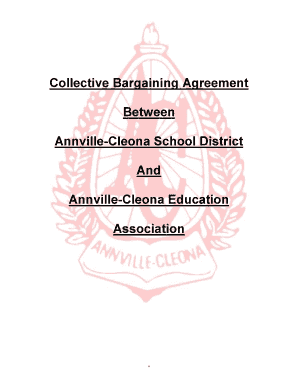 Collective Bargaining Agreement Between Annville-Cleona School bb