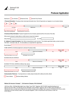 Producer Application Form