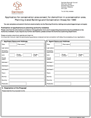 Conservation Area Demolition Consent Application