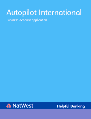Autopilot International Business Account Application