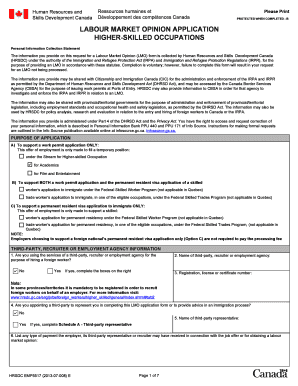 Labour Market Opinion Application