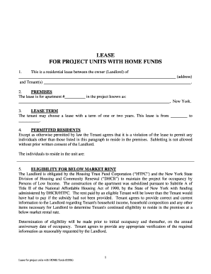 New York Residential Lease Agreement