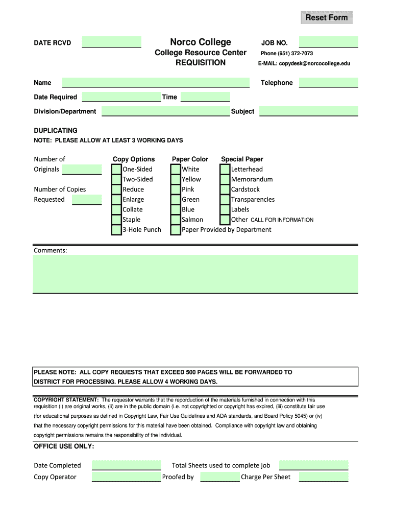 Form preview