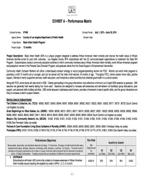 LAC DPH Performance Matrix Template - 032713 FINAL - first5la