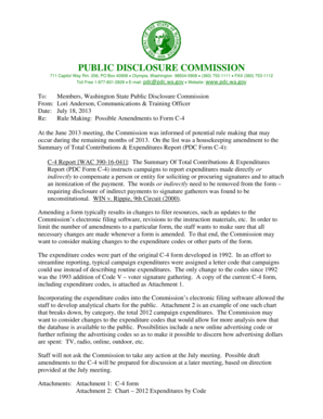 Washington State C-4 Form