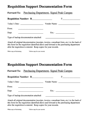 Requisition Support Documentation Form - centralaz