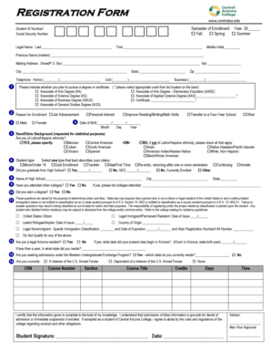 Student Registration Form