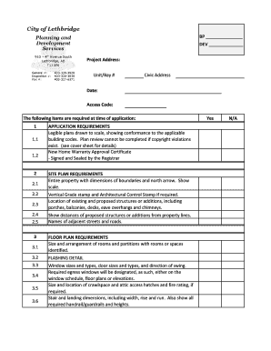 Residential Building Permit Checklist