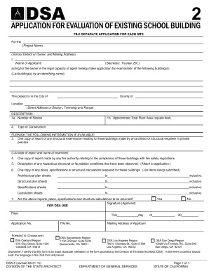 California Building Application Form
