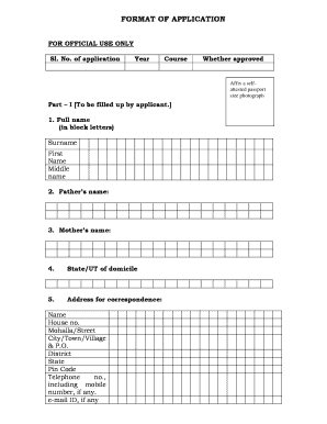 Scholarship Application Form