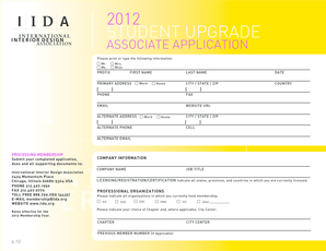 Da3955 - STUDENT UPGRADE - International Interior Design Association