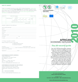 OECD African Economic Outlook 2010 Order Form