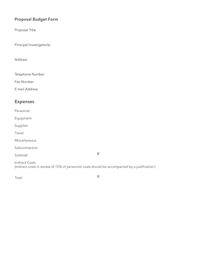 Grant Program Proposal Budget Form (PDF) - LSAC.org - lsac