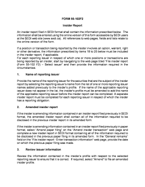 Form 55-102F2 Insider Report