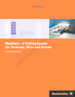 MultiCard A Printing System