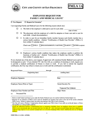 City and County of San Francisco FMLA 1A