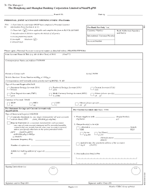 open a bank accouont by email form