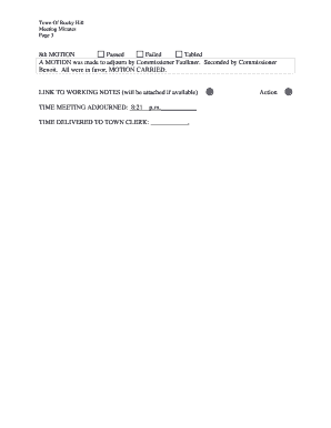 Meeting minutes sample - zba6-19-07minutes.doc - rockyhillct